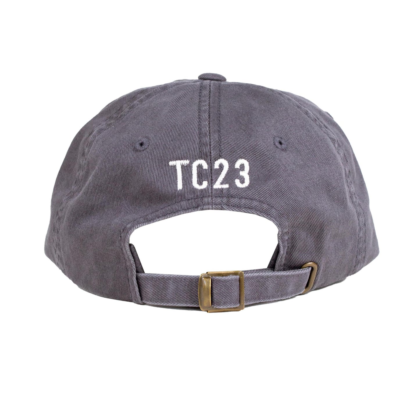 Distressed Appliqué Blue Heart Cap - Grey