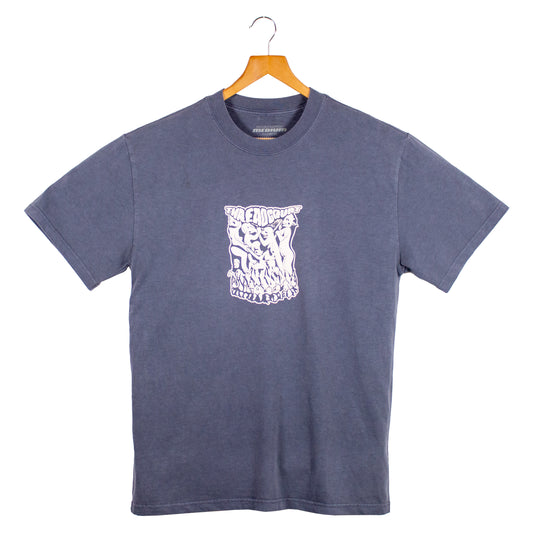 Doom Stone Tee - Faded Indigo