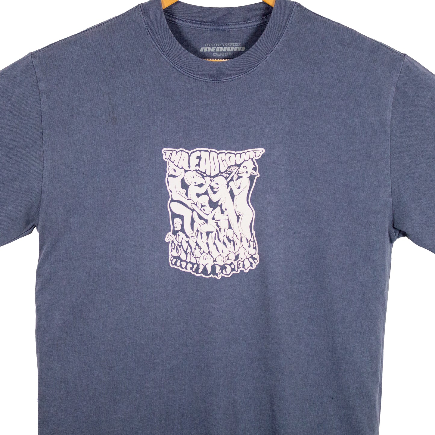 Doom Stone Tee - Faded Indigo