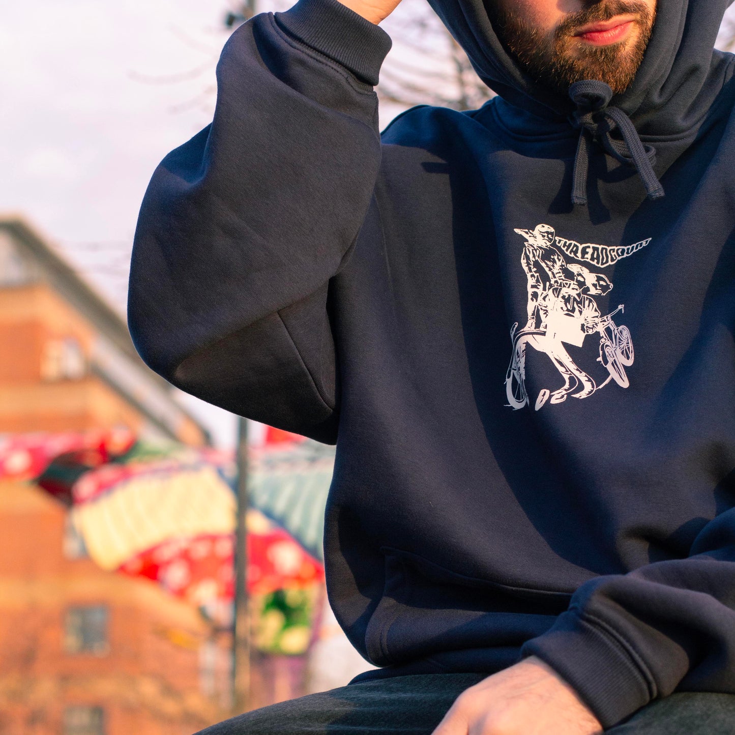 Grandad Hoodie - Navy