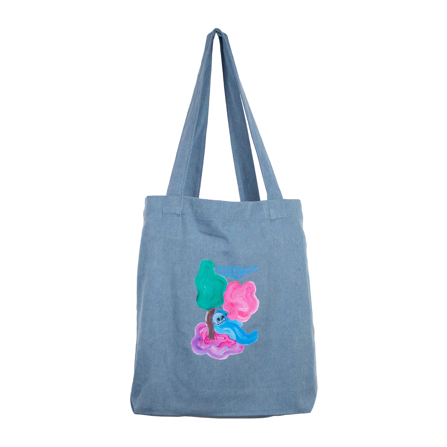 Lazy Alien Tote - Light Denim