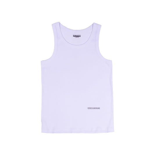 Classic Ribbed Vest - White